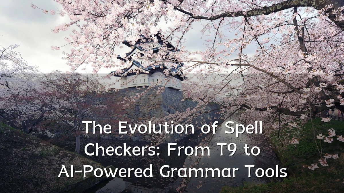 The Evolution of Spell Checkers: From T9 to AI-Powered Grammar Tools
