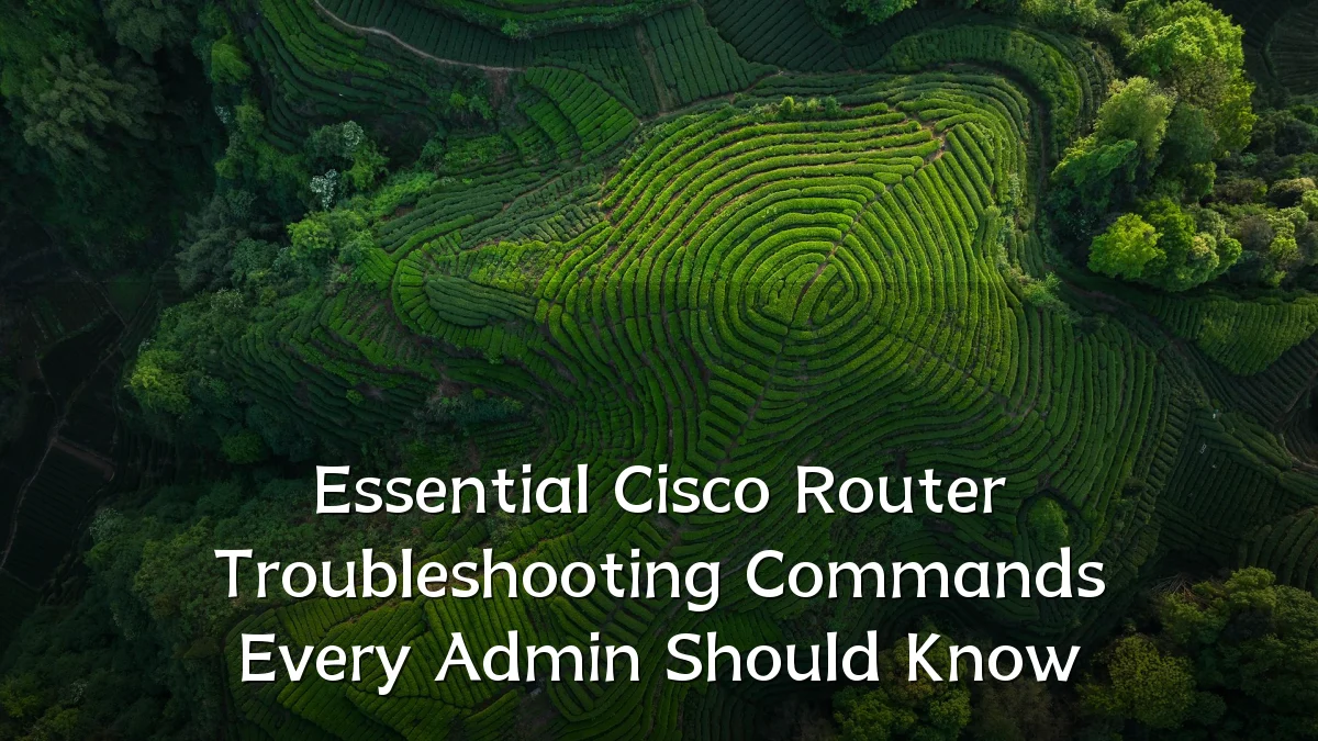 Essential Cisco Router Troubleshooting Commands Every Admin Should Know