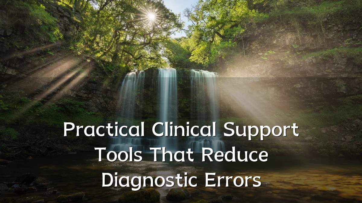 Practical Clinical Support Tools That Reduce Diagnostic Errors