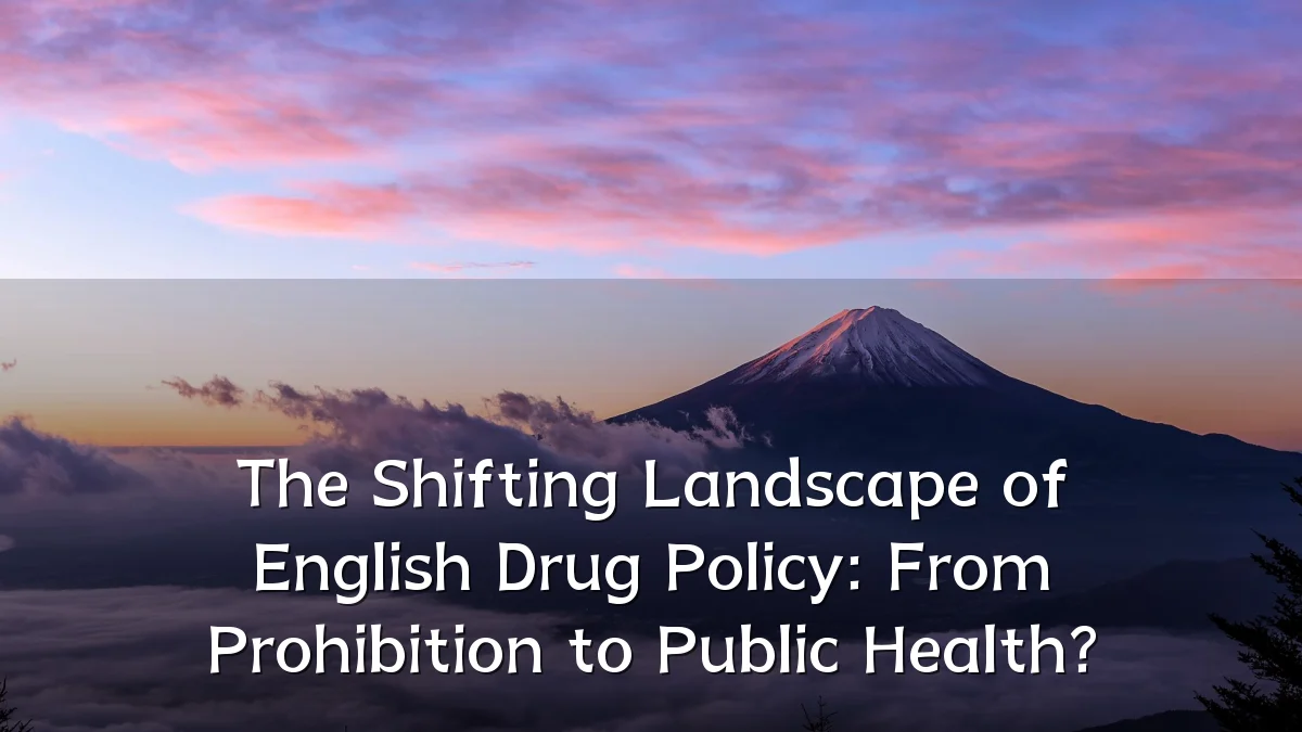 The Shifting Landscape of English Drug Policy: From Prohibition to Public Health?