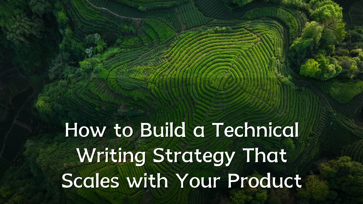 How to Build a Technical Writing Strategy That Scales with Your Product