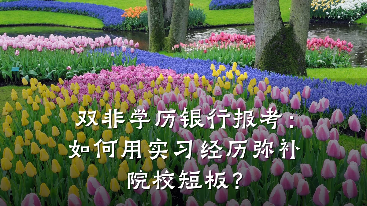 双非学历银行报考:如何用实习经历弥补院校短板?